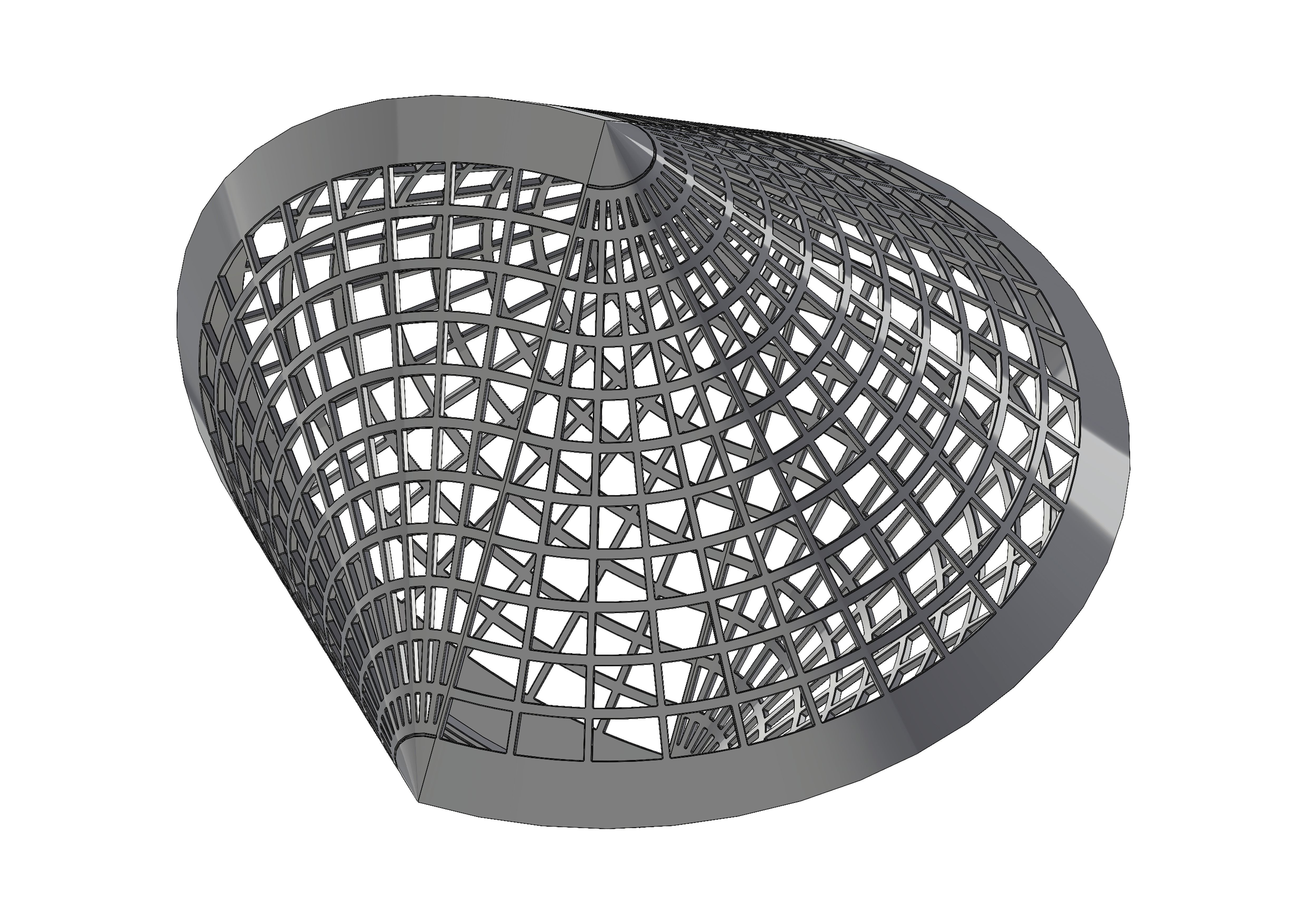 herizone orange triangular structure 3D print model_6