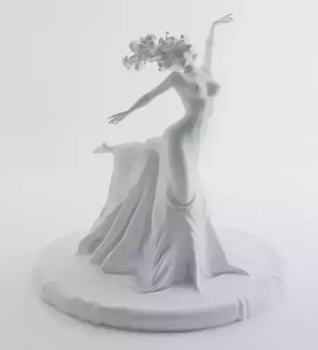 Lady Dancer - Ballerina 3D print model