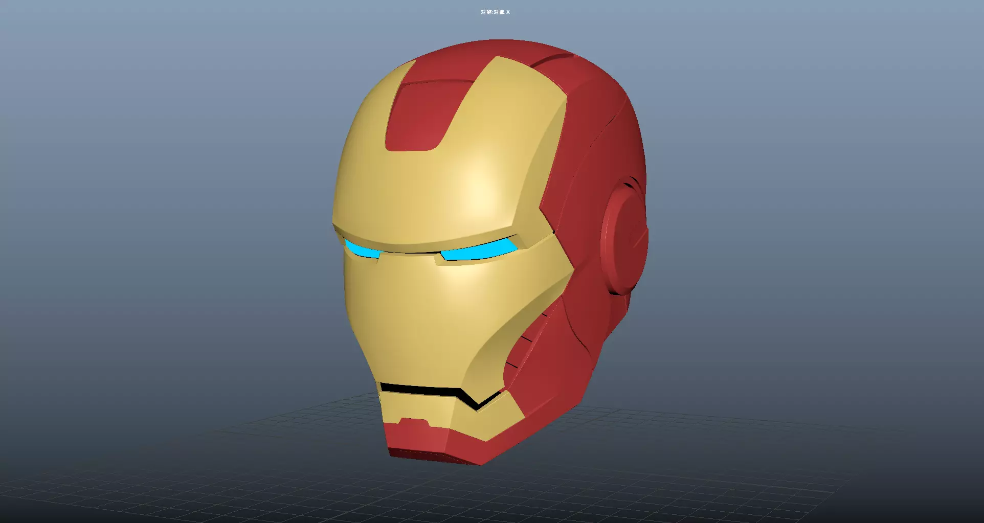 ironman Marvel super hero Helmet realistic highpoly metaverse 3D model_0