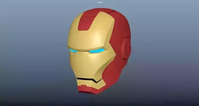 ironman Marvel super hero Helmet realistic highpoly metaverse