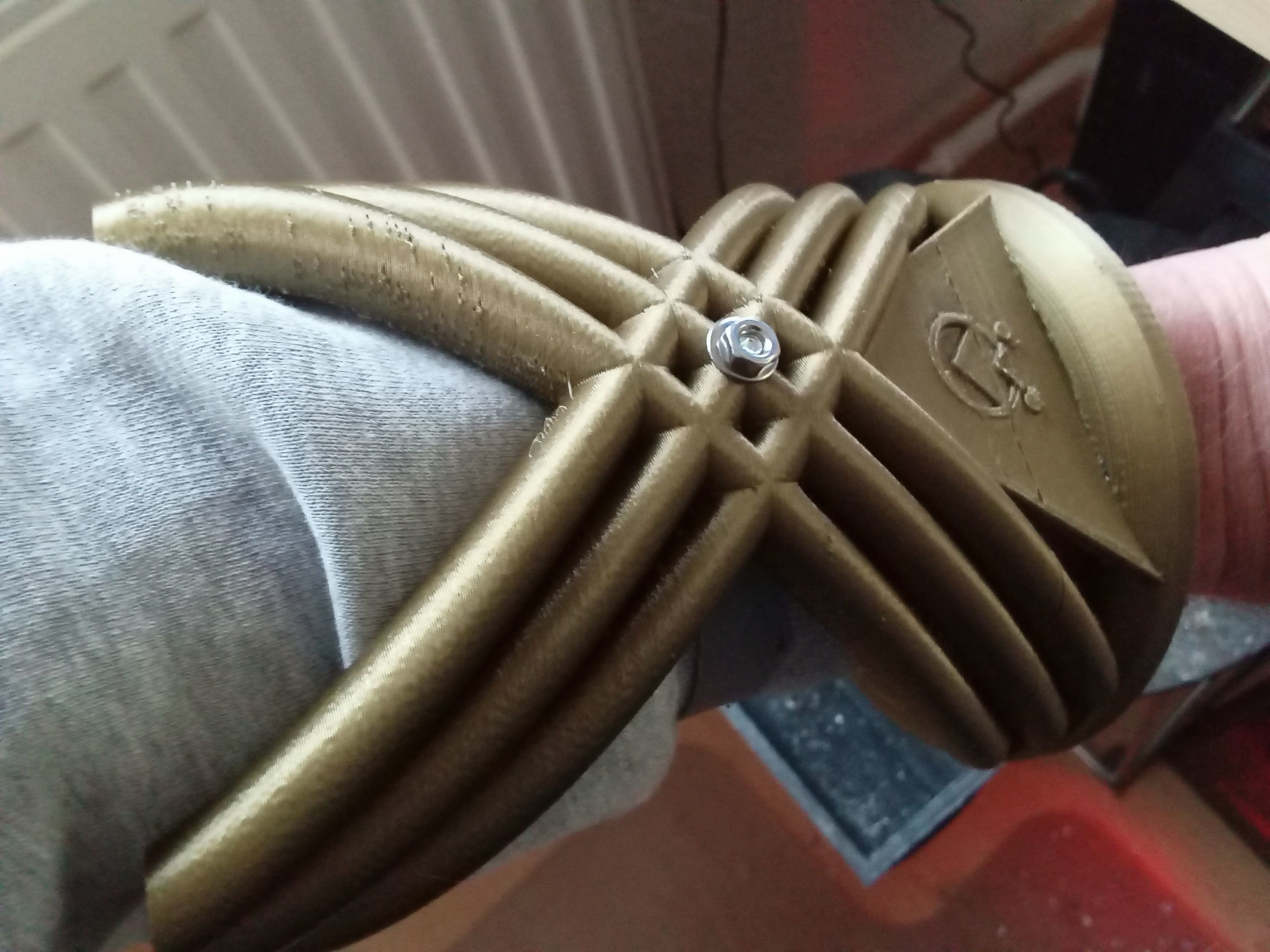 Stargate Jaffa arm guard  3D print model_5