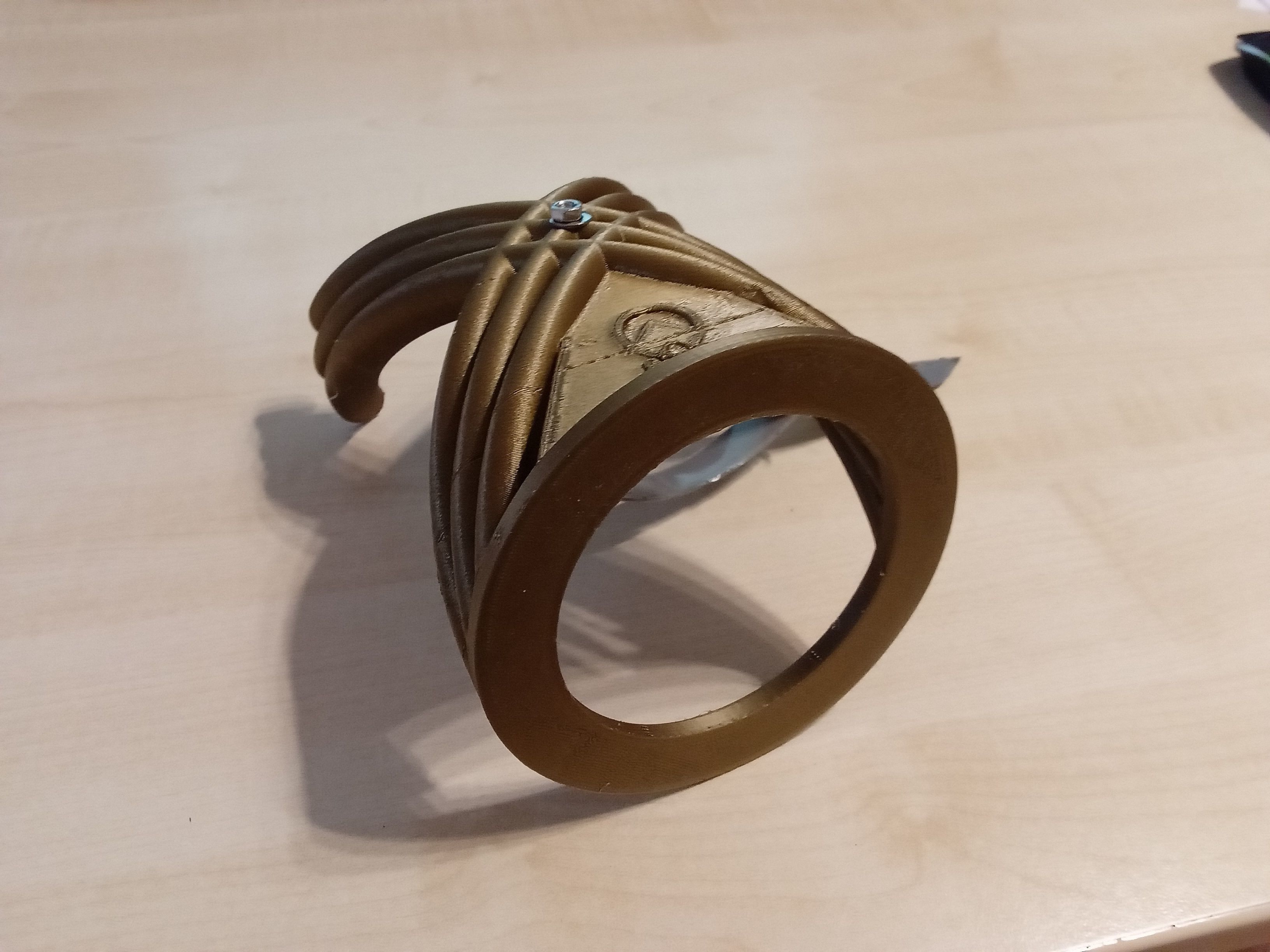 Stargate Jaffa arm guard  3D print model_3