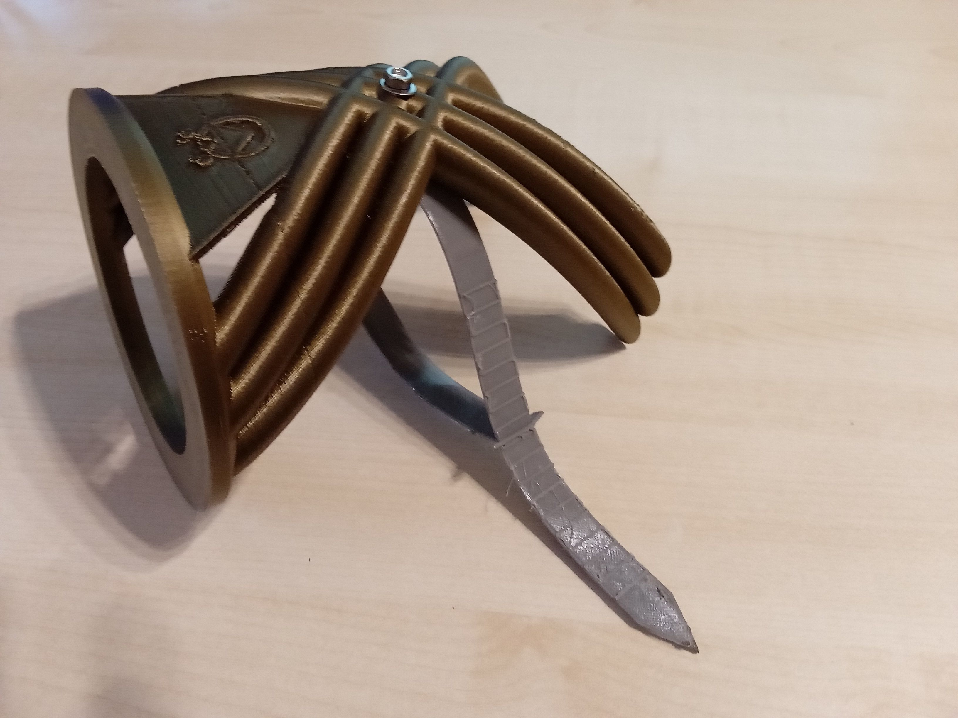 Stargate Jaffa arm guard  3D print model_14