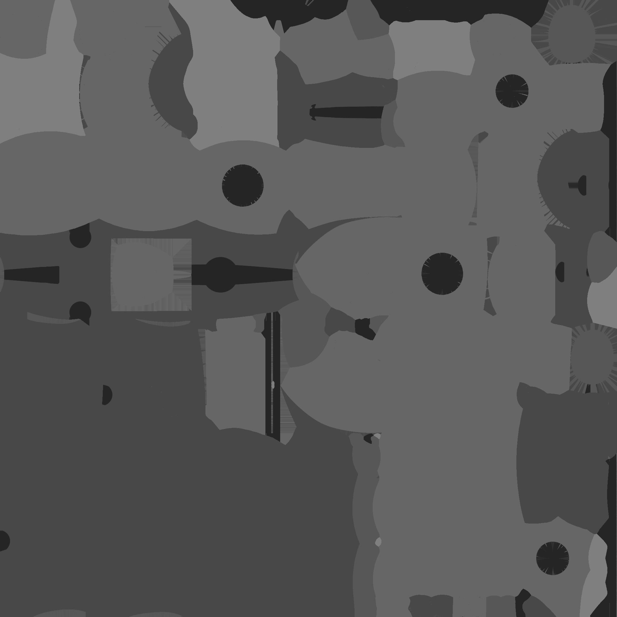 Cartoon Kart B09 Black - Vehicle Racing Design Low-poly 3D model_25