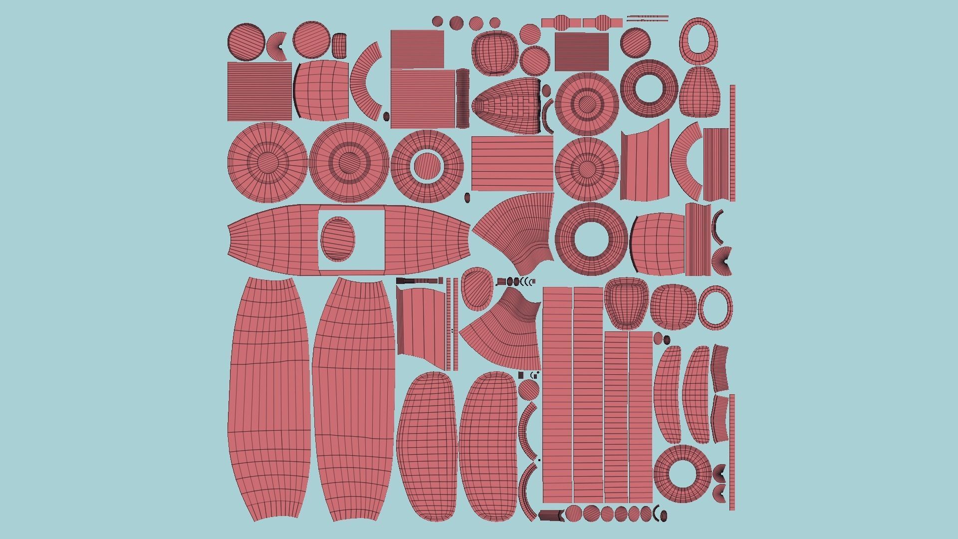 Cartoon Kart B09 Black - Vehicle Racing Design Low-poly 3D model_13