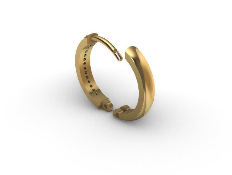 aretes candonga 3D model_1