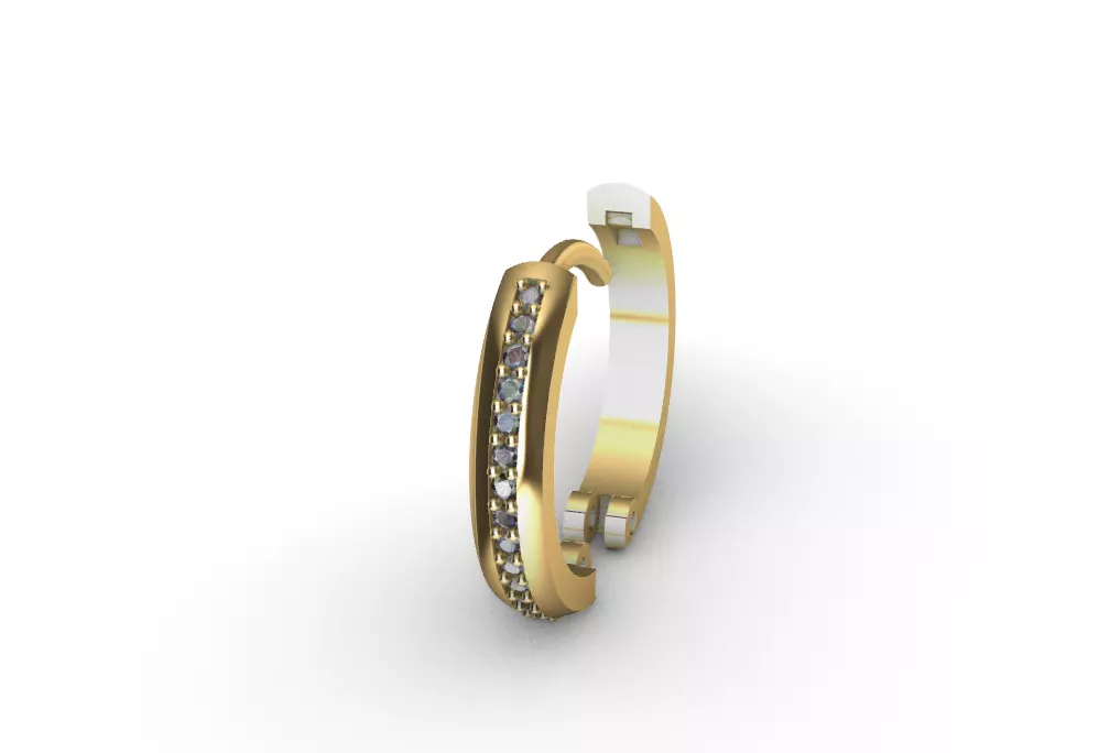 aretes candonga 3D model_0