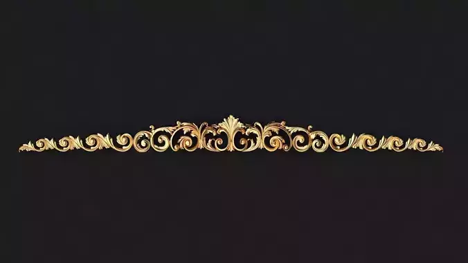 dekor gold ornate border
