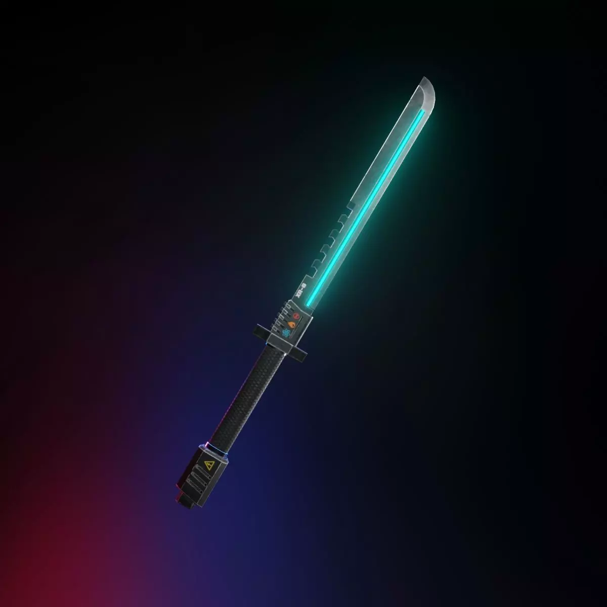 Sword light saber Free low-poly 3D model