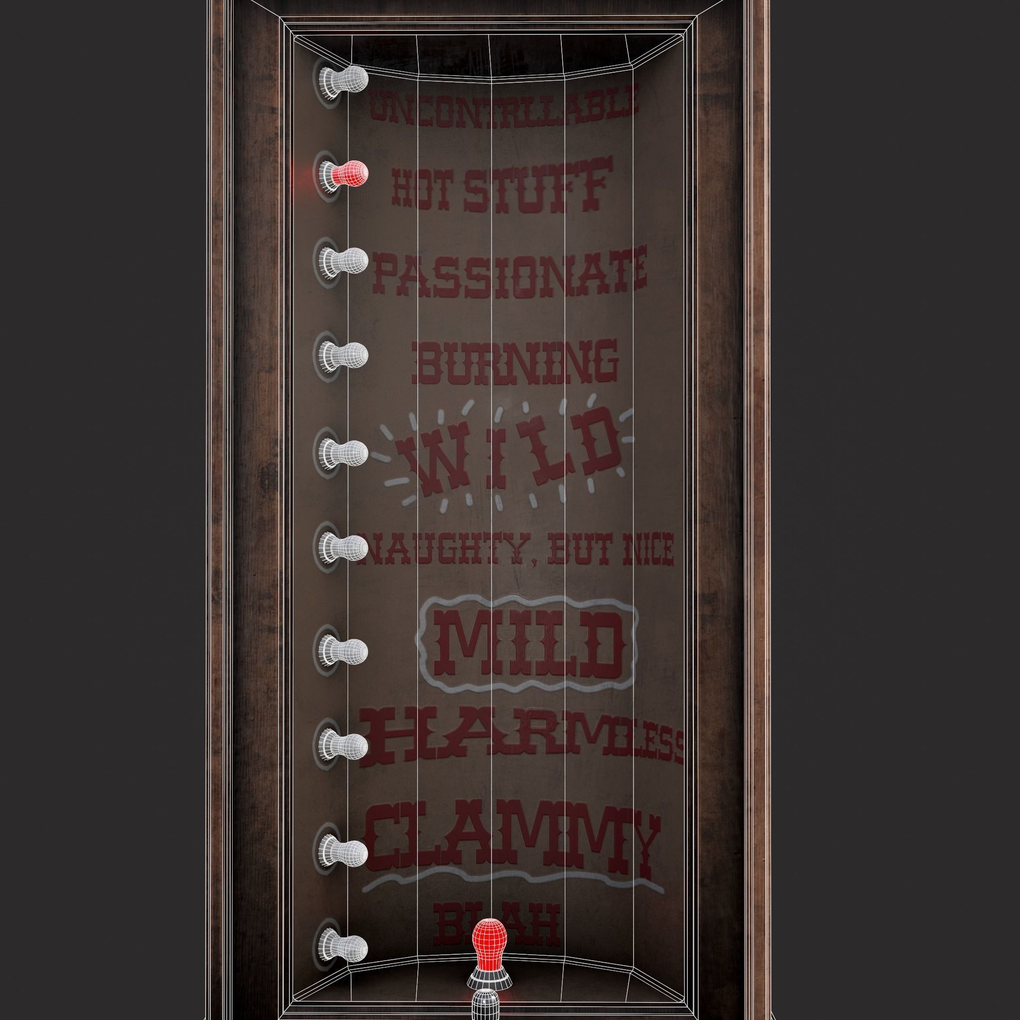 Love O Meter  Low-poly 3D model_23