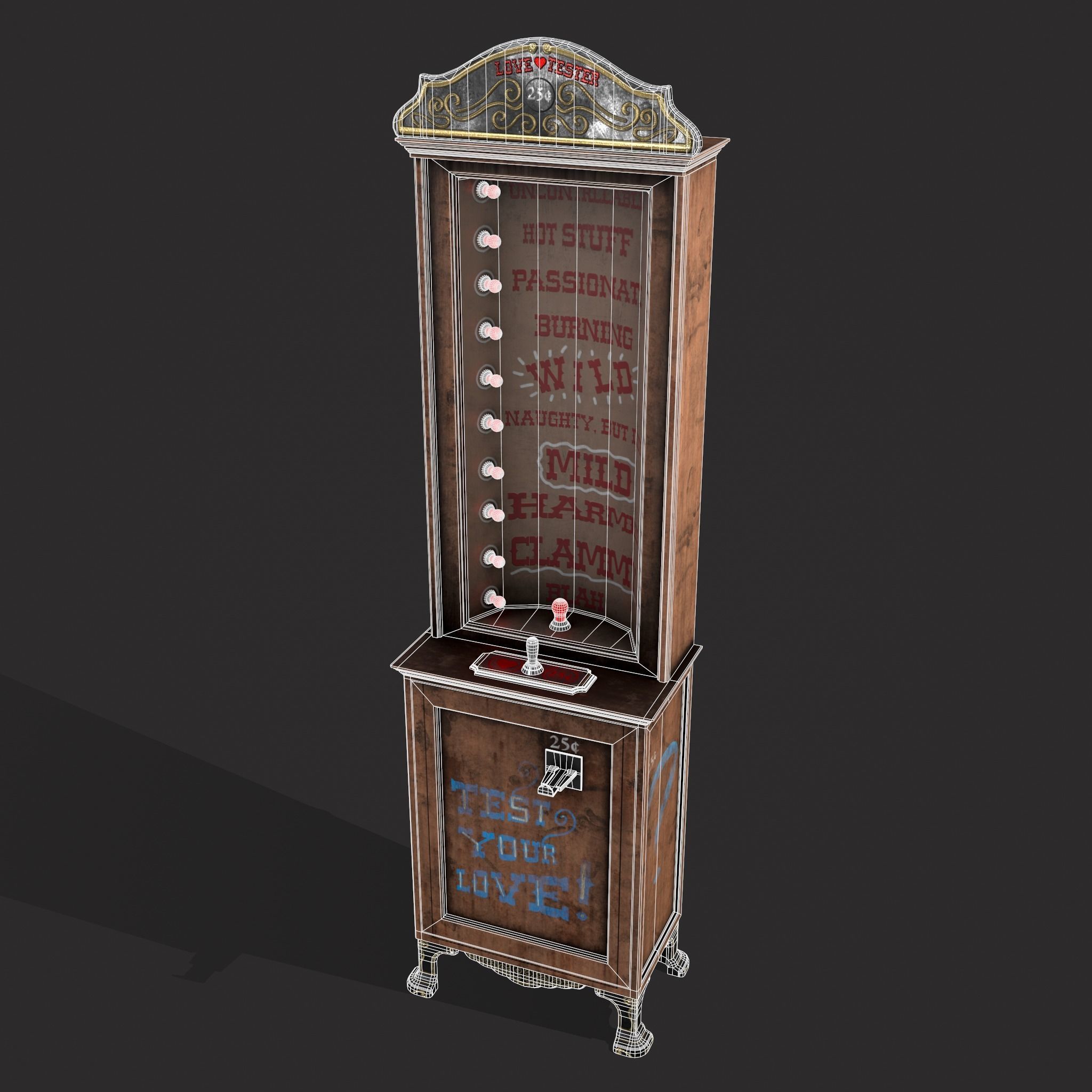 Love O Meter  Low-poly 3D model_31