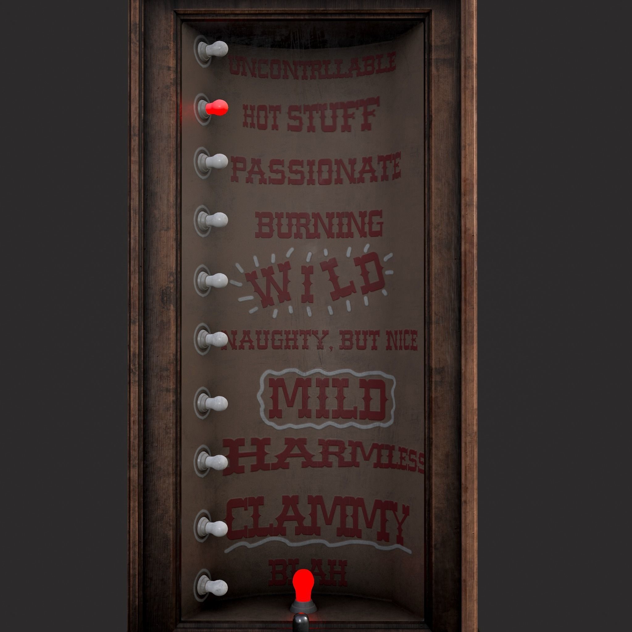 Love O Meter  Low-poly 3D model_22