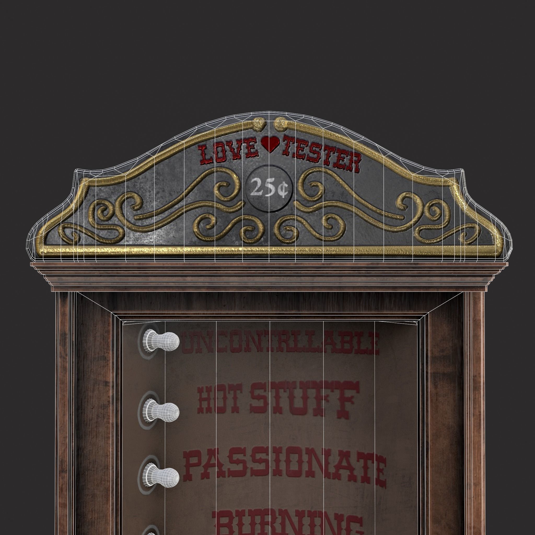 Love O Meter  Low-poly 3D model_21