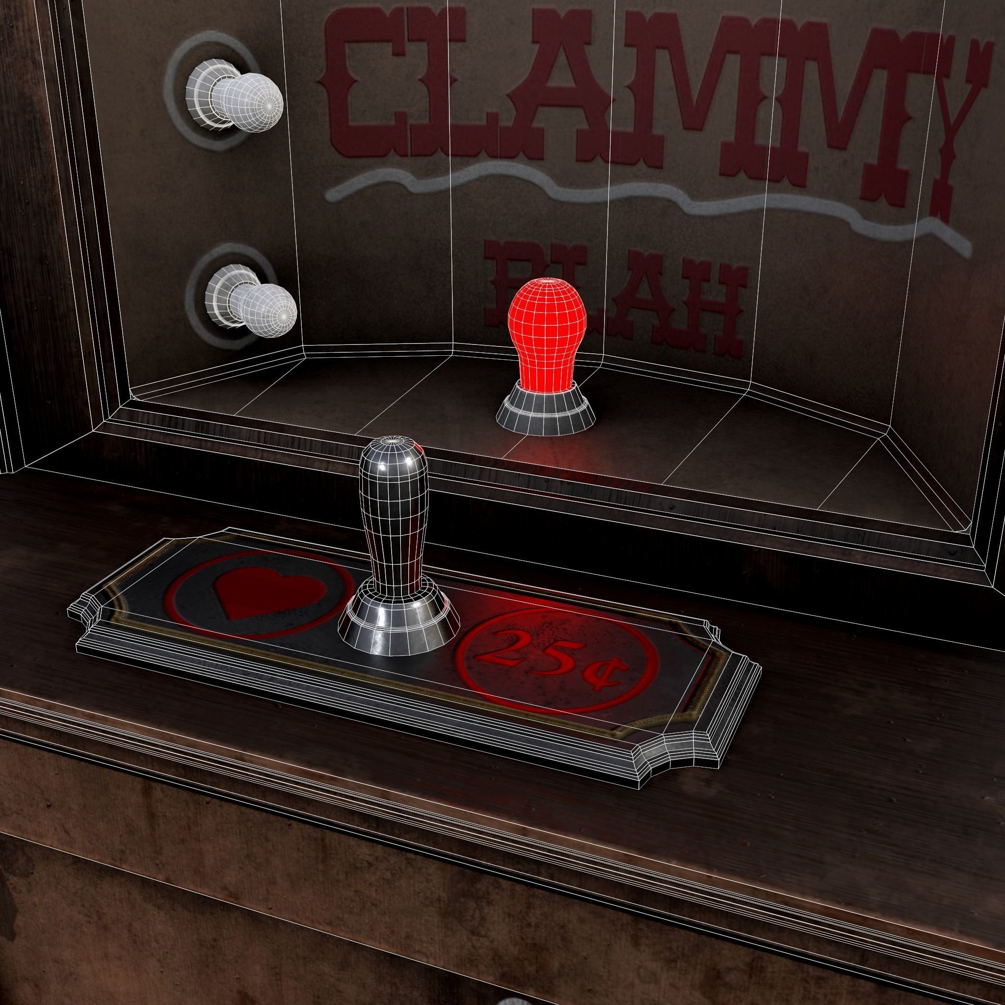 Love O Meter  Low-poly 3D model_15