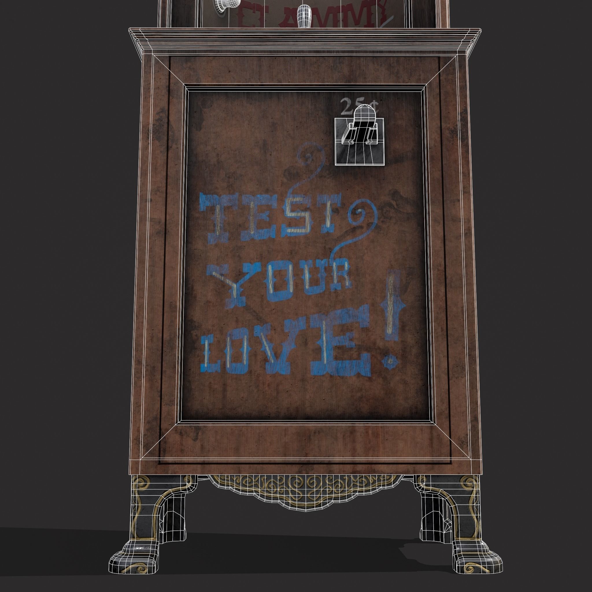 Love O Meter  Low-poly 3D model_13