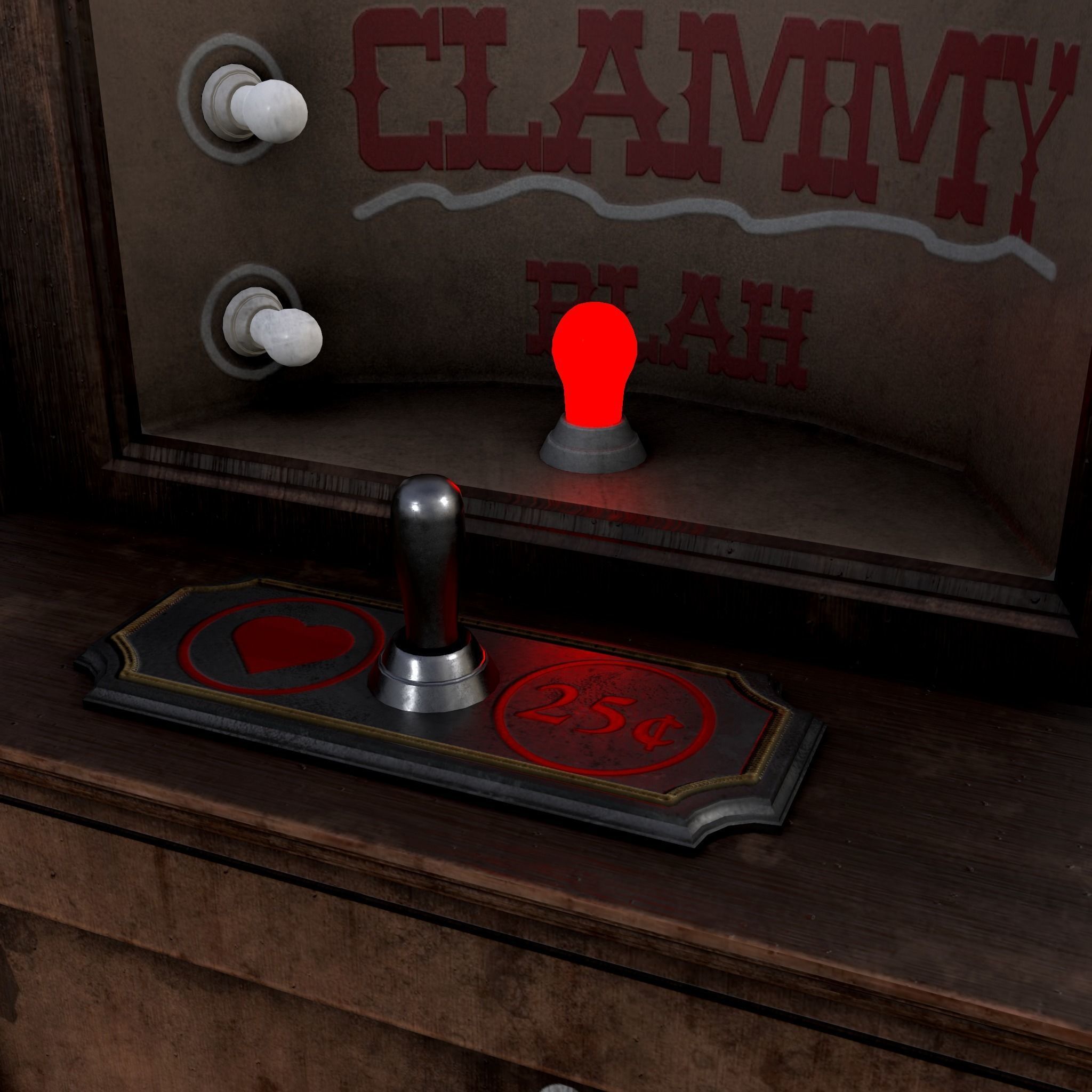 Love O Meter  Low-poly 3D model_14