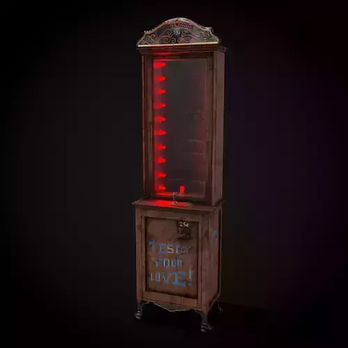 Love O Meter  Low-poly 3D model
