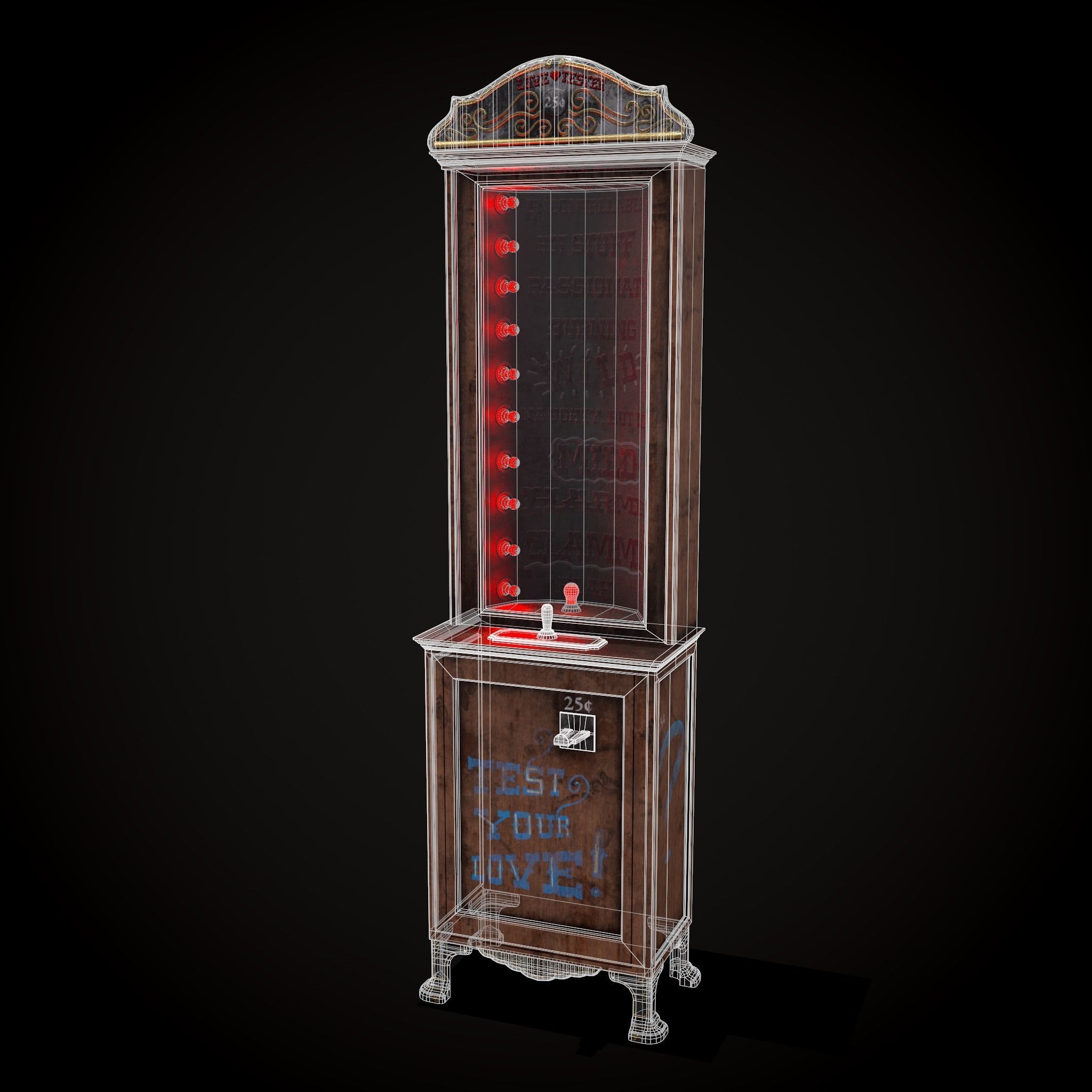 Love O Meter  Low-poly 3D model_35