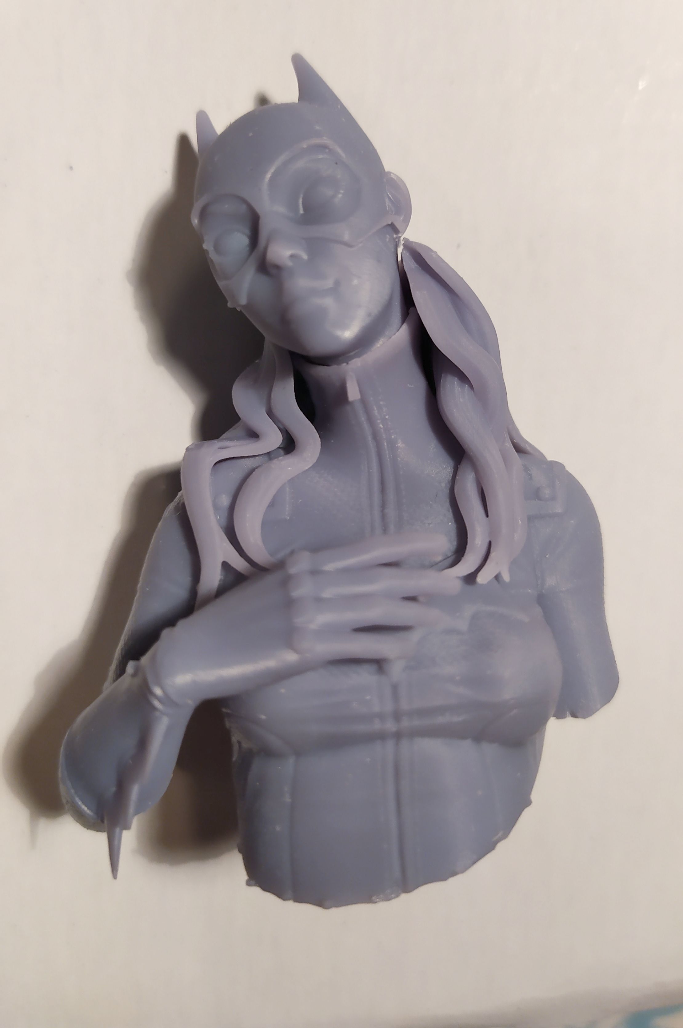 Batgirl Fanart - 1to10 STL 3D printing file - Also NSFW version 3D print model_36