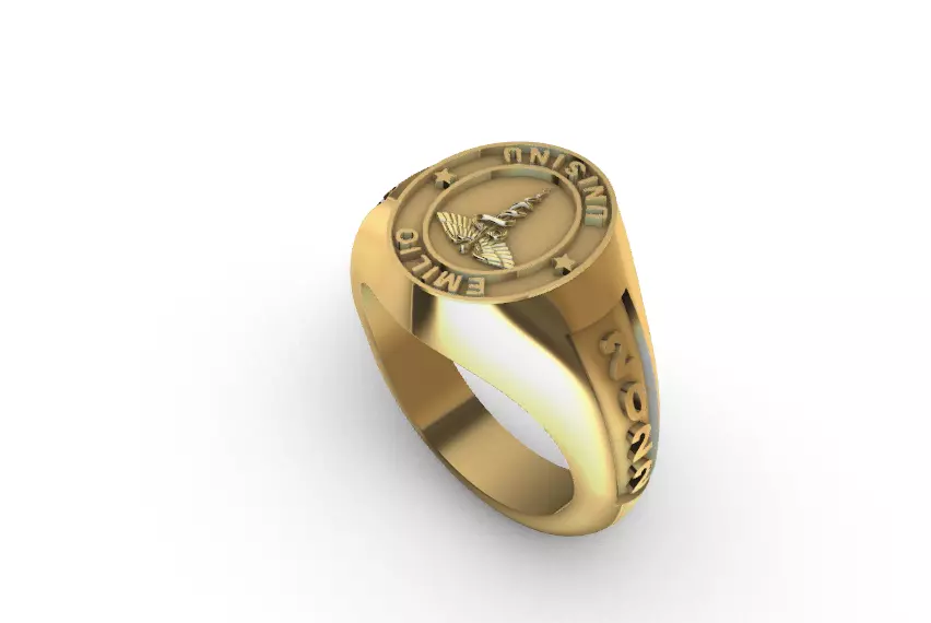 anillo grado de medicina 3D model