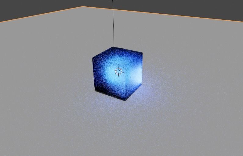 Tesseract cube 3D model_1