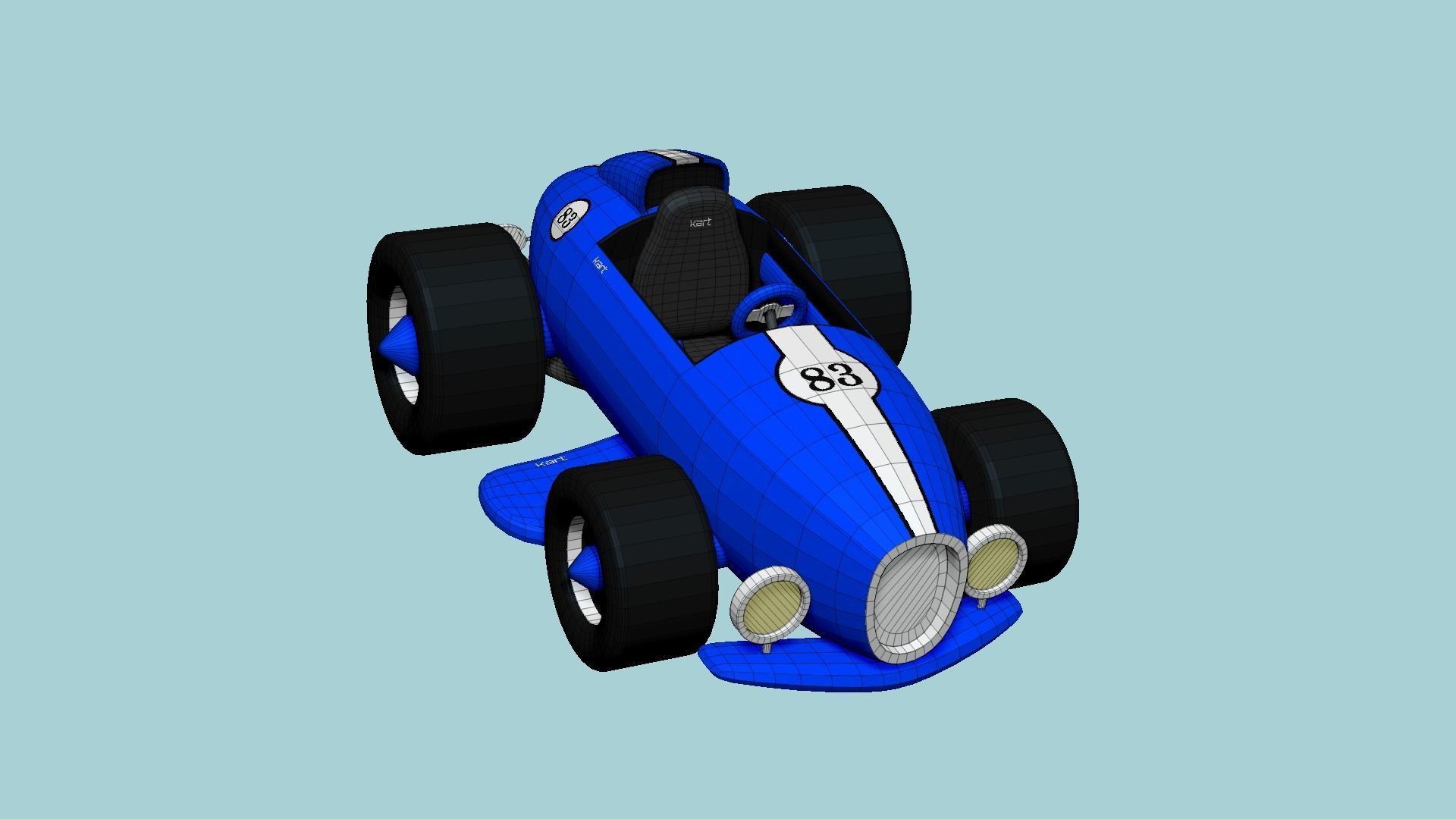 10 Cartoon Karts B Collection - Vehicle Racing Design _65