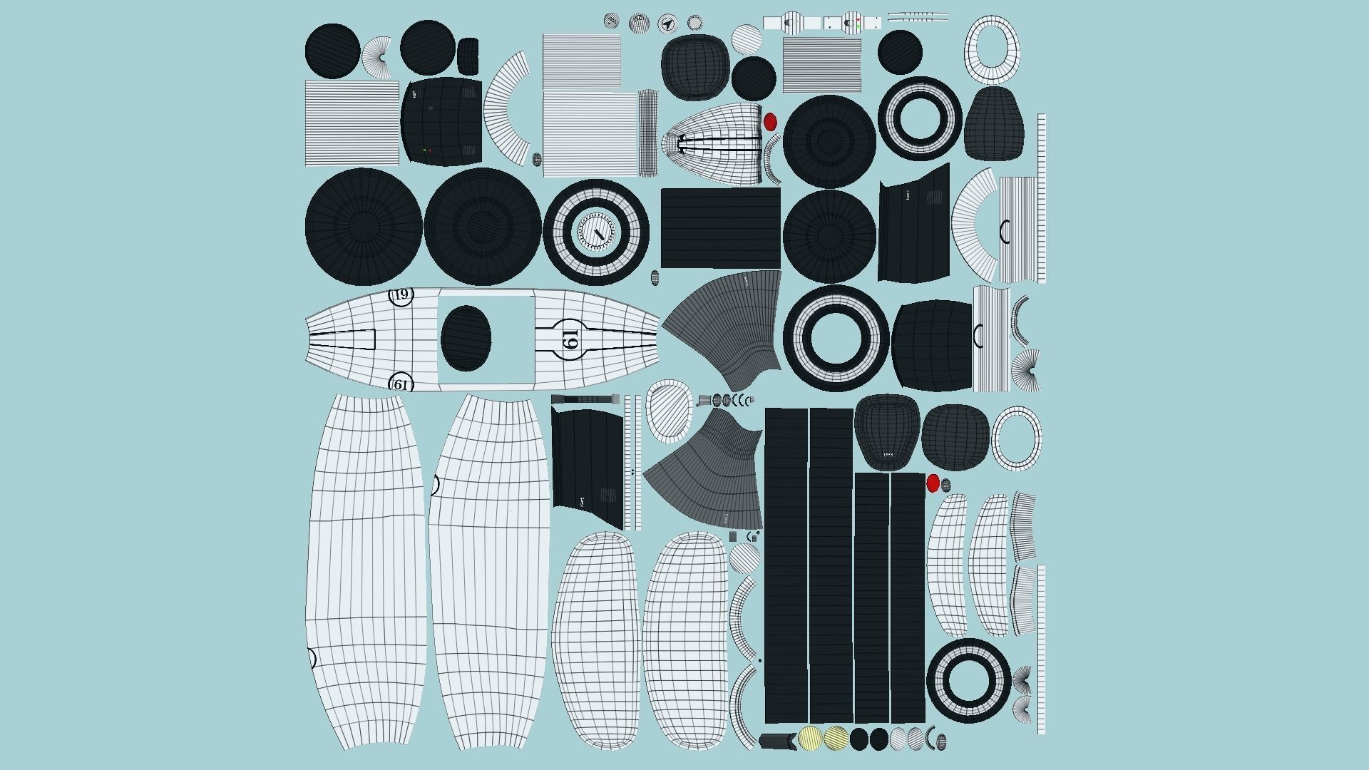 10 Cartoon Karts B Collection - Vehicle Racing Design _75