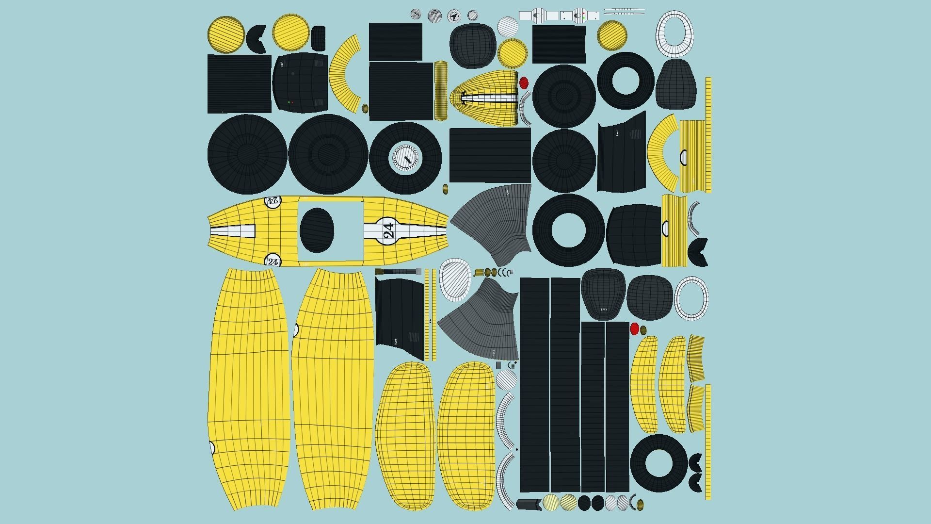 10 Cartoon Karts B Collection - Vehicle Racing Design _78