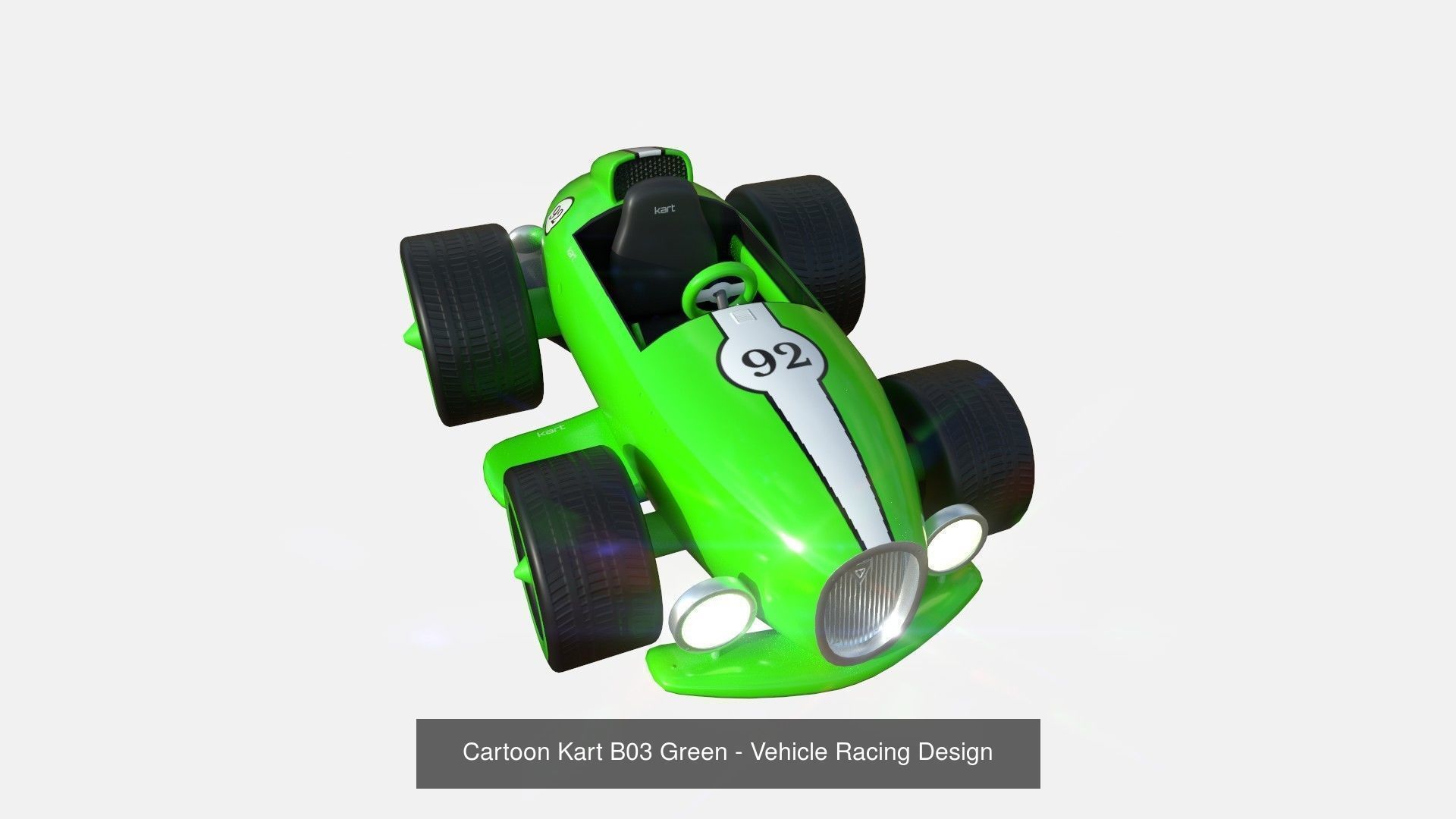 10 Cartoon Karts B Collection - Vehicle Racing Design _3