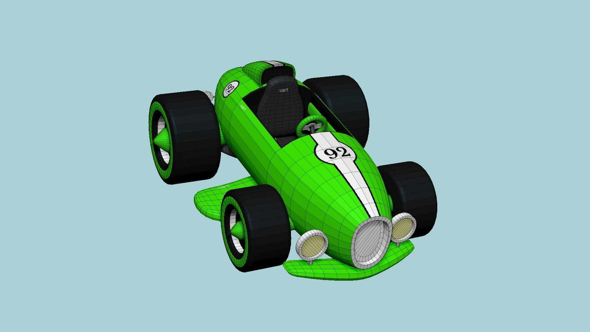 10 Cartoon Karts B Collection - Vehicle Racing Design _67