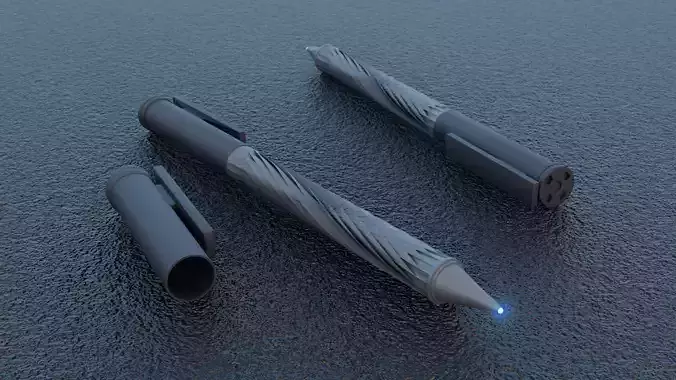 Pen Model with led light