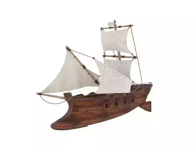 Wooden boat 