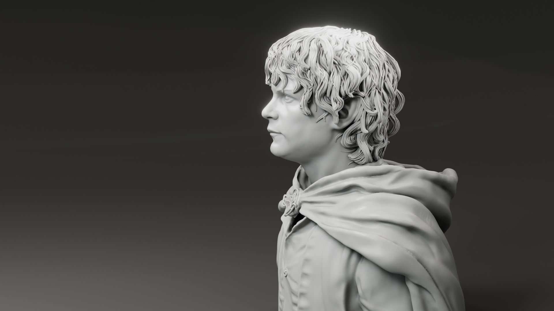 Sean Astin - Samwise Gamgee - The Lord of the Rings 3D print model_16