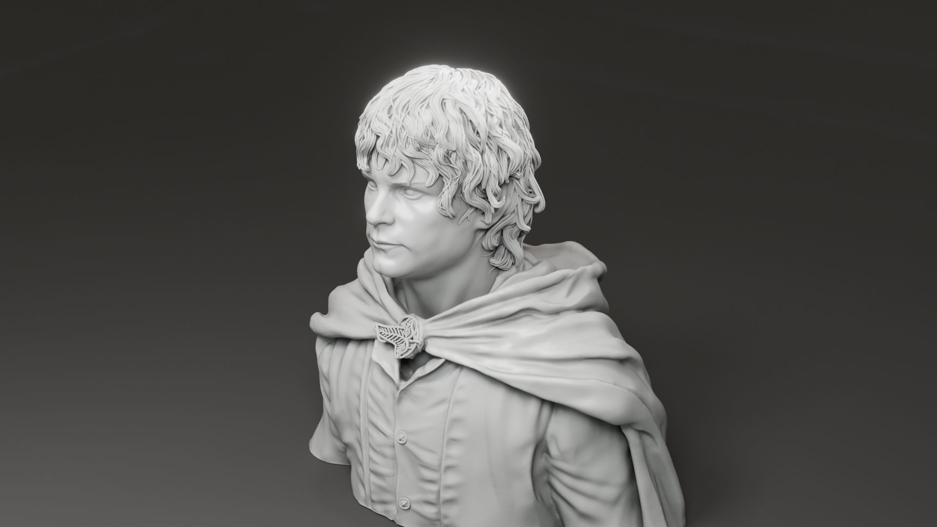 Sean Astin - Samwise Gamgee - The Lord of the Rings 3D print model_4