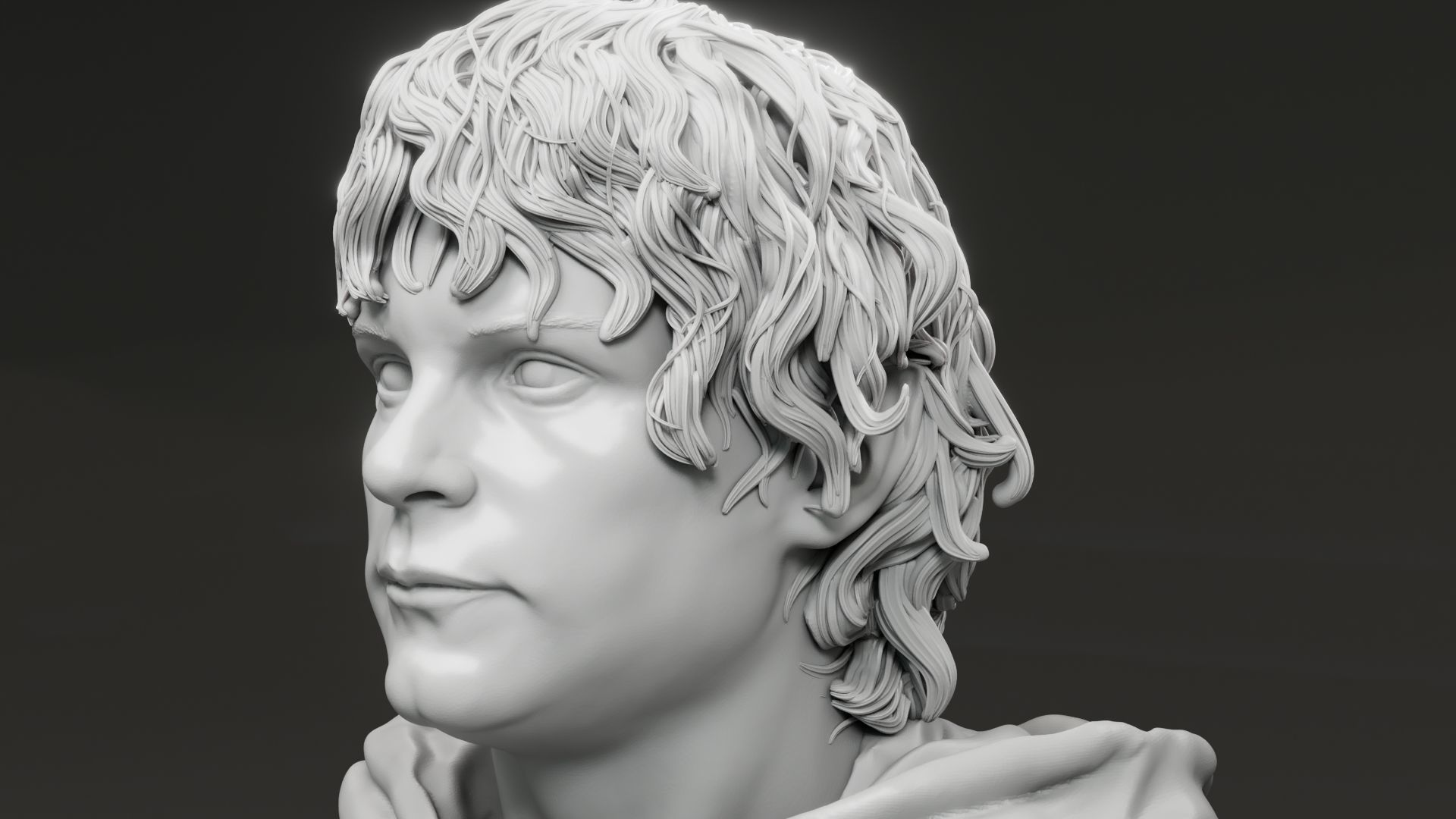 Sean Astin - Samwise Gamgee - The Lord of the Rings 3D print model_9