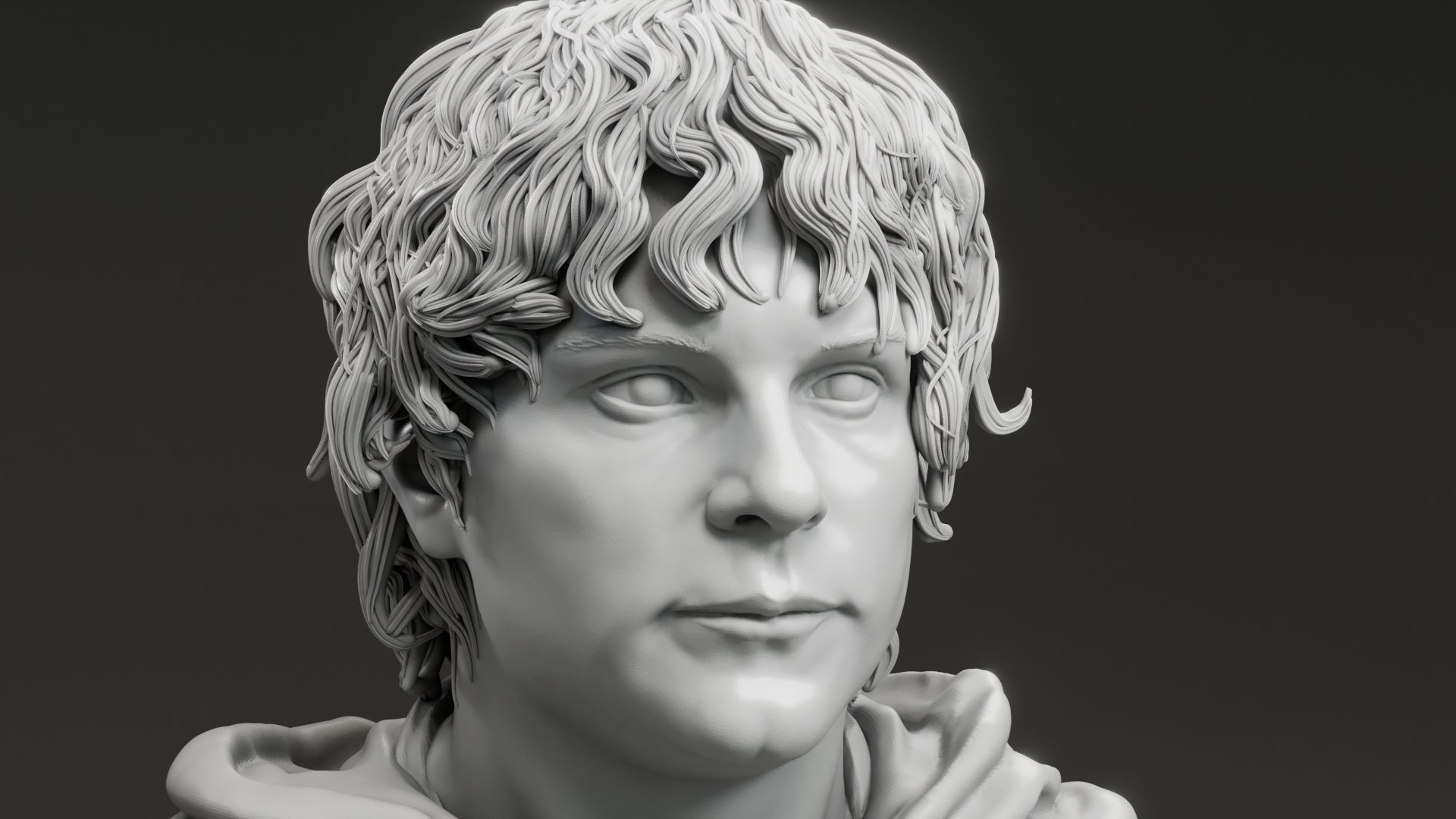 Sean Astin - Samwise Gamgee - The Lord of the Rings 3D print model_11