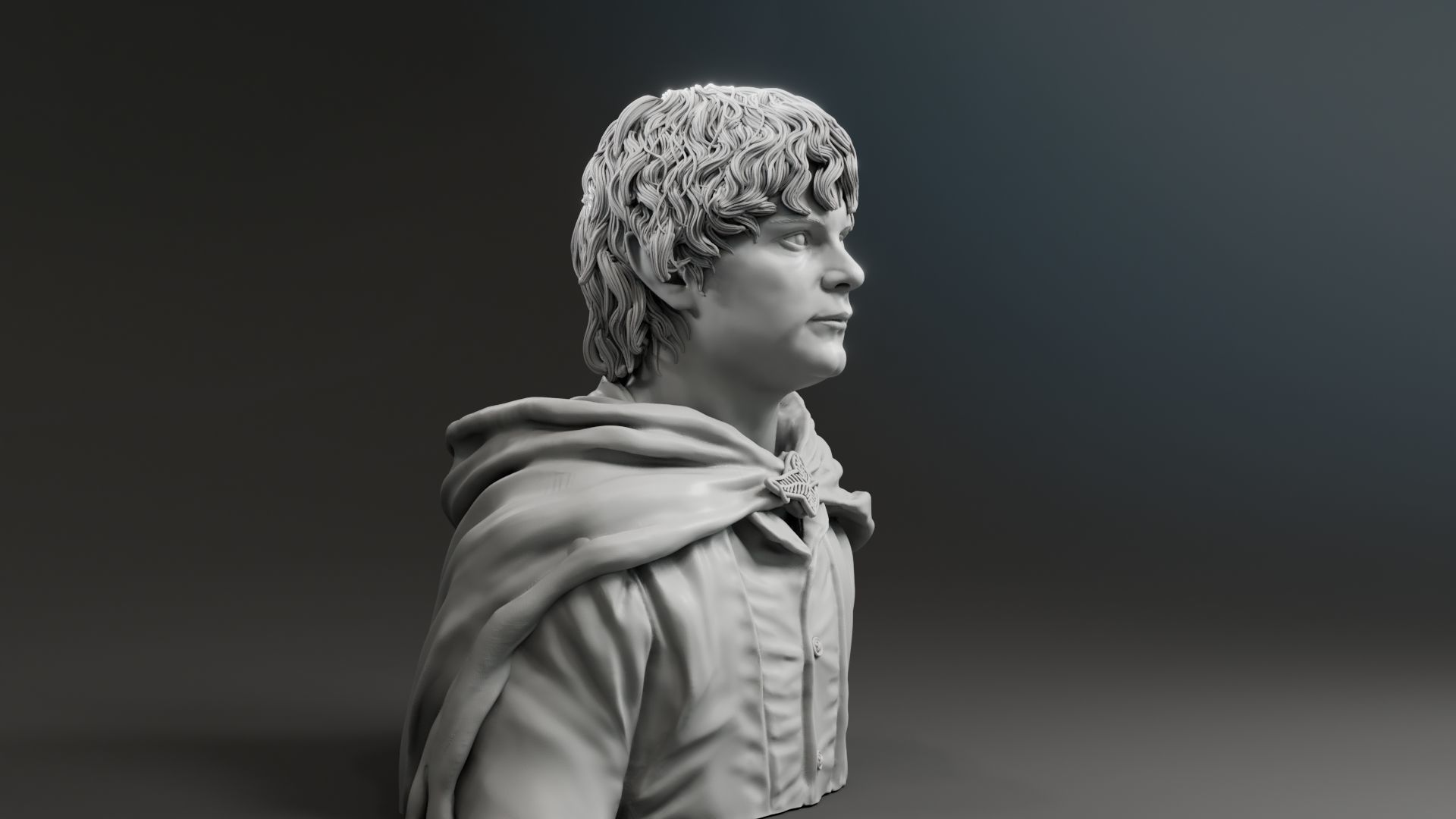 Sean Astin - Samwise Gamgee - The Lord of the Rings 3D print model_3