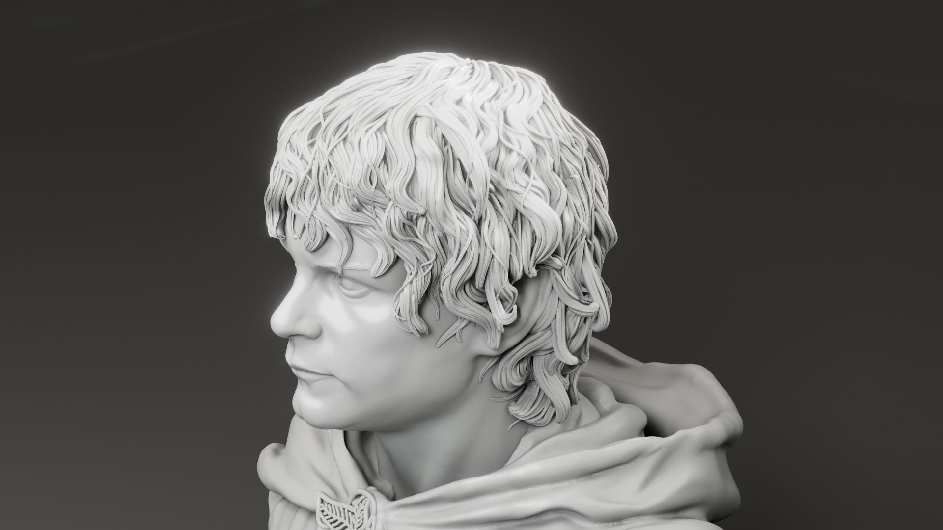 Sean Astin - Samwise Gamgee - The Lord of the Rings 3D print model_8