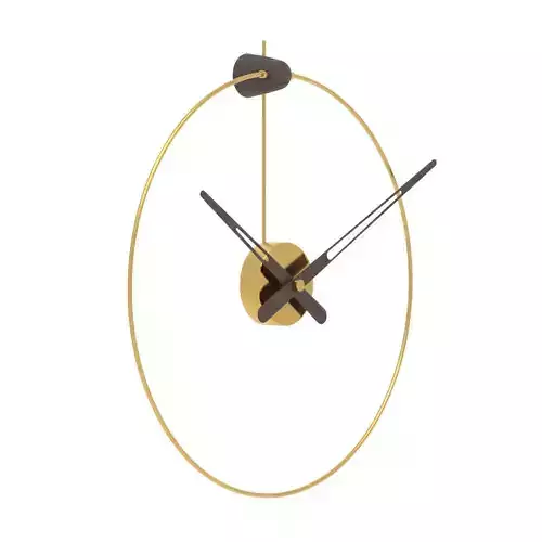 clock wall - gold