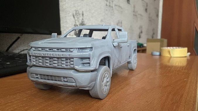 Chevrolet Silverado 2500 2022 3D print model 2
