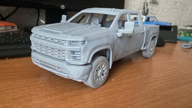 Chevrolet Silverado 2500 2022 3D print model 3