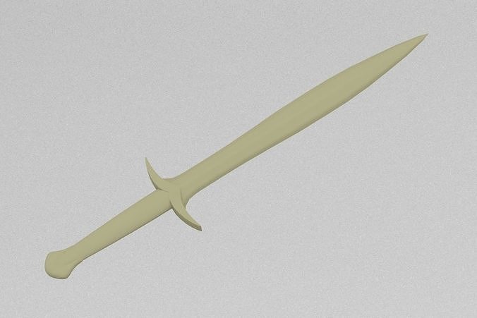 sword 3D model 3D printable | CGTrader