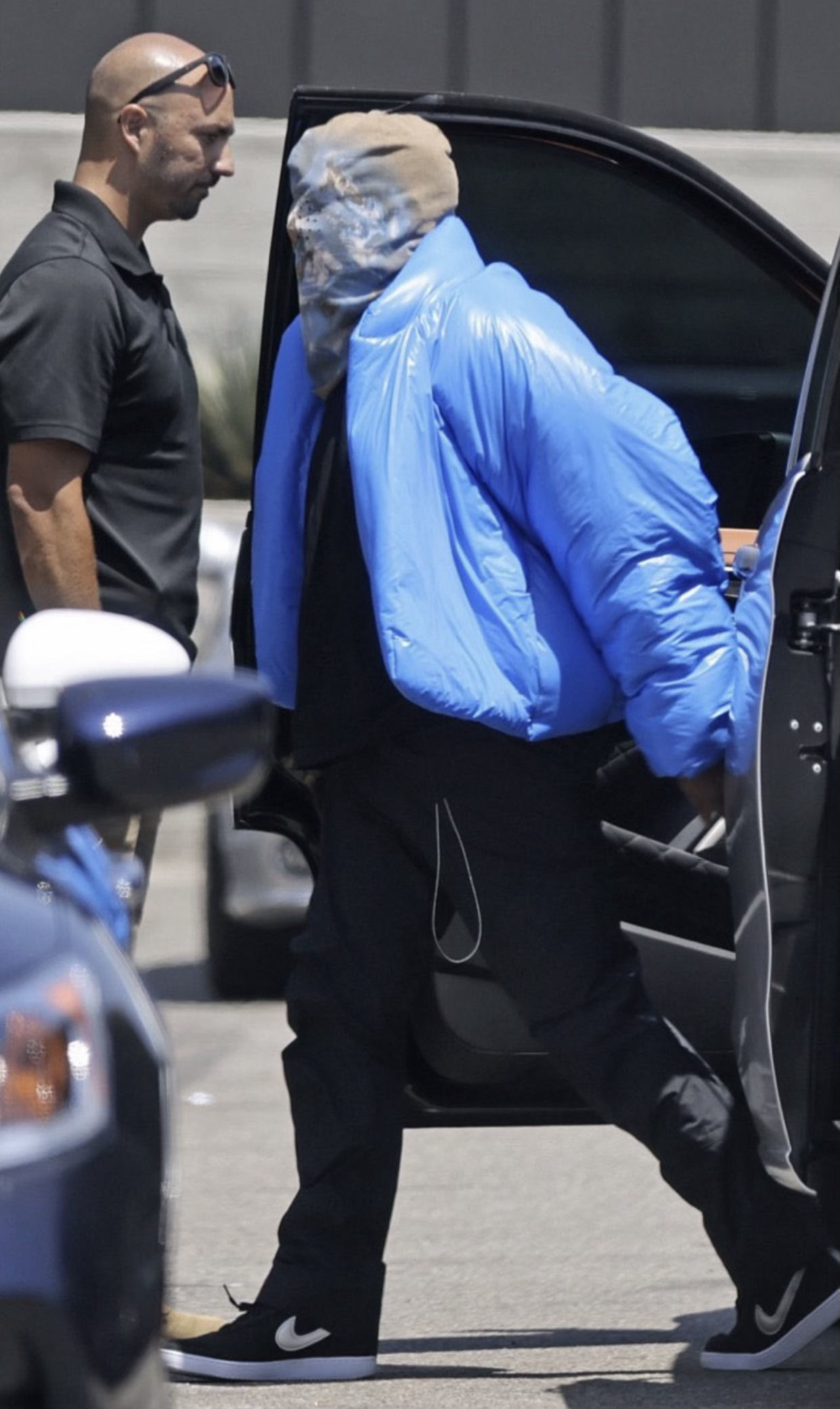 KANYE WEST YEEZY x GAP ROUND JACKET BLUE  3D model_4