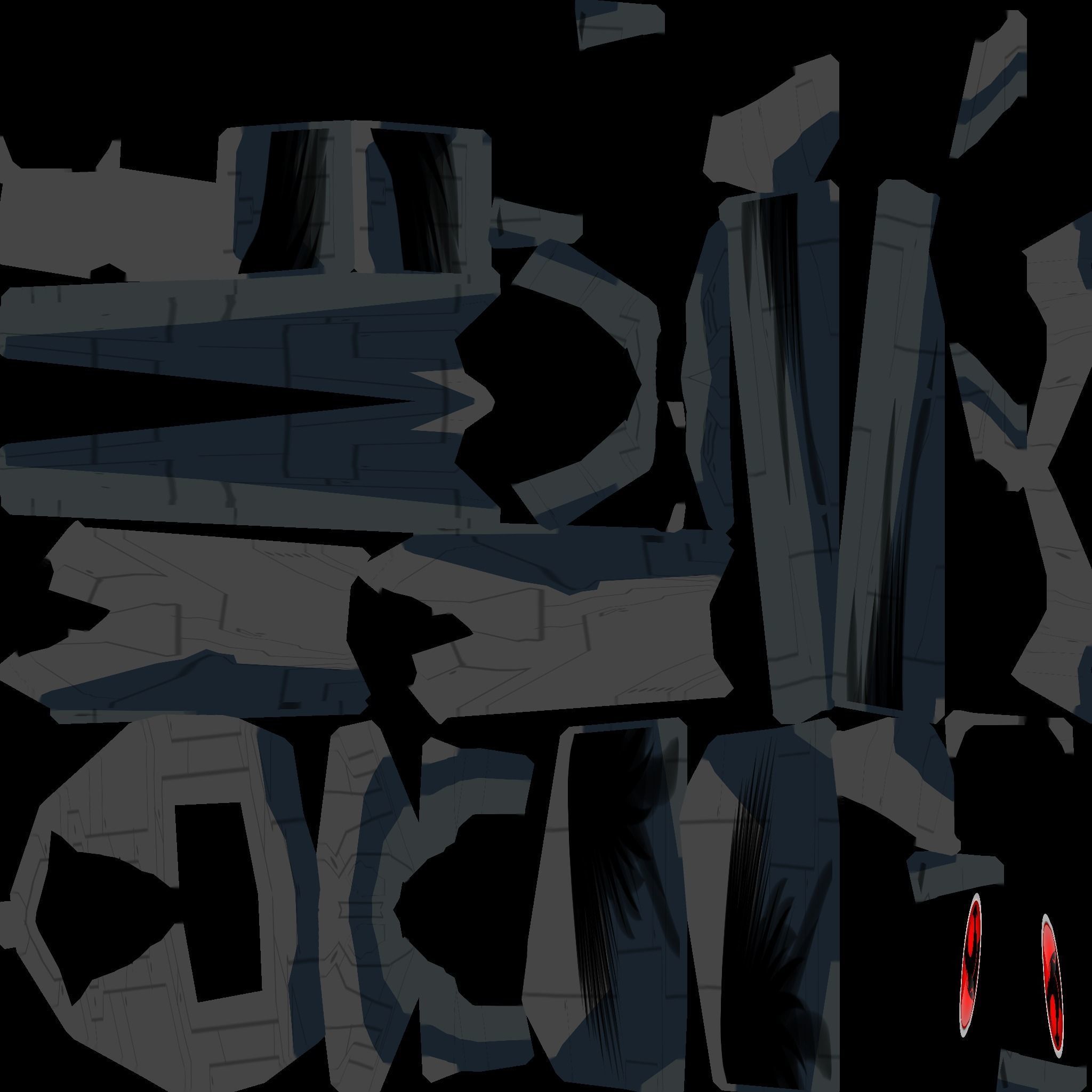 Panavia Thunder generic concept bomber Low-poly 3D model_18