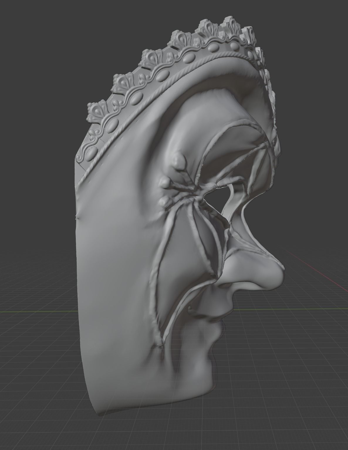 Boris Brejcha Venetian Carnival Mask Printable 3D print model V2 3D print model_1