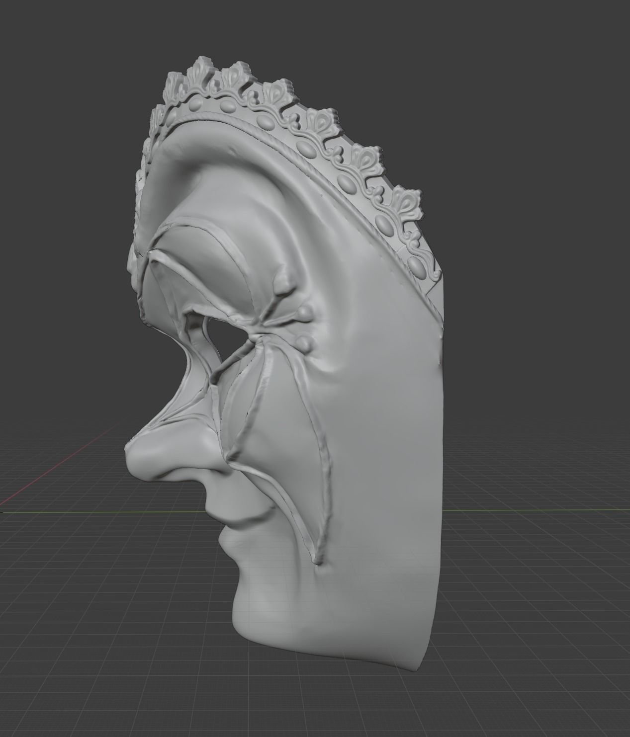 Boris Brejcha Venetian Carnival Mask Printable 3D print model V2 3D print model_2