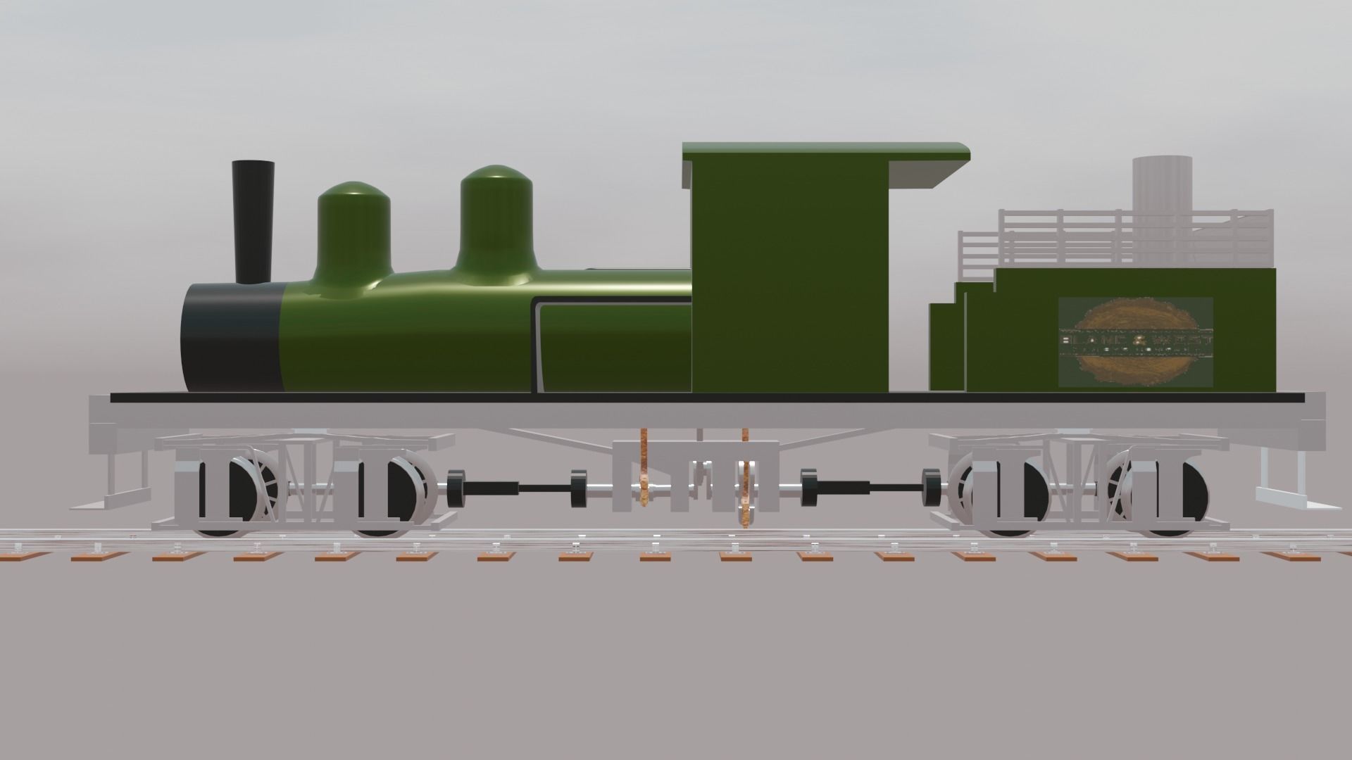 shay class B 3D model_1