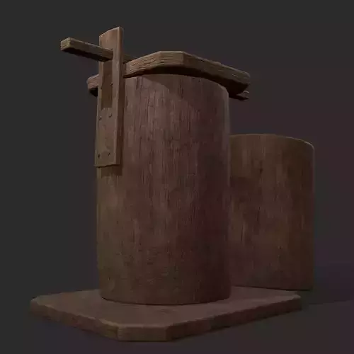 Bee Keeping Container Low-poly 3D model