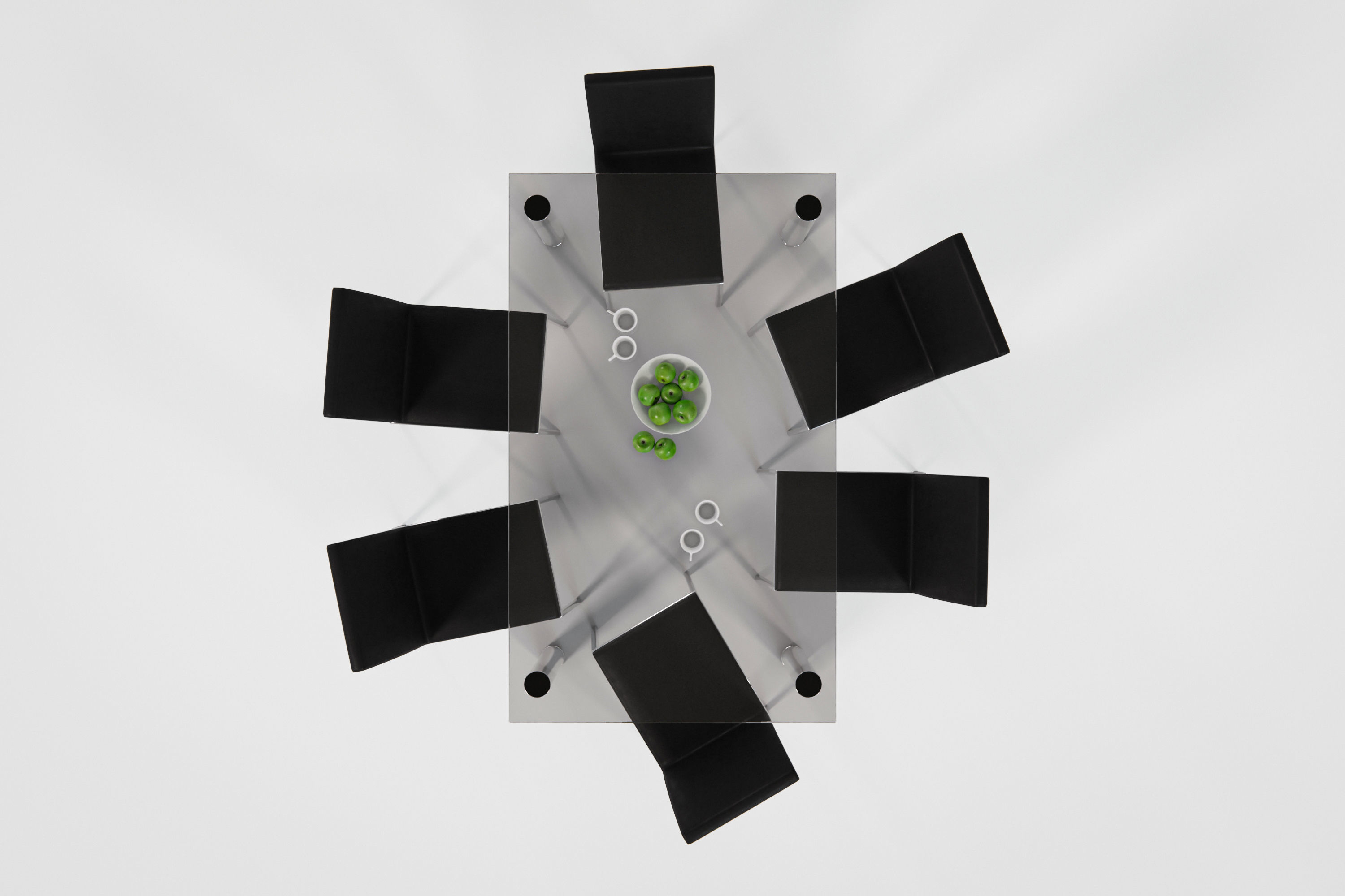 Dining Table Low-poly 3D model_16