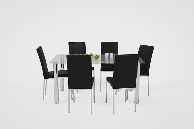 Dining Table Low-poly 3D model